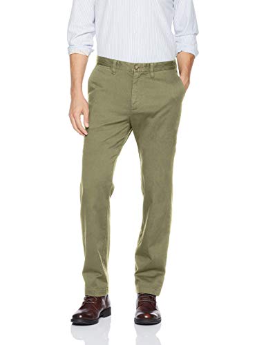 Nautica Men's Classic Fit Flat Front Stretch Chino Deck Pant
