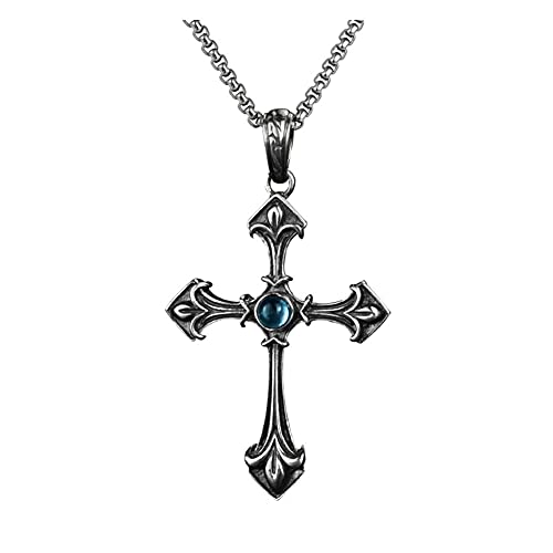 LLRZ Collares 925 Plata esterlina topacio Natural Piedras Preciosas de Piedras Preciosas Colgantes Colgantes Cadena de clavícula Hombres Gargantillas Cover