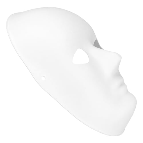SYUTBOU 30 sztuk białych masek papierowych 21 x 17 cm, maseczki do malowania, maskarady, maskarady, dla kobiet, rękodzieło i rękodzieło