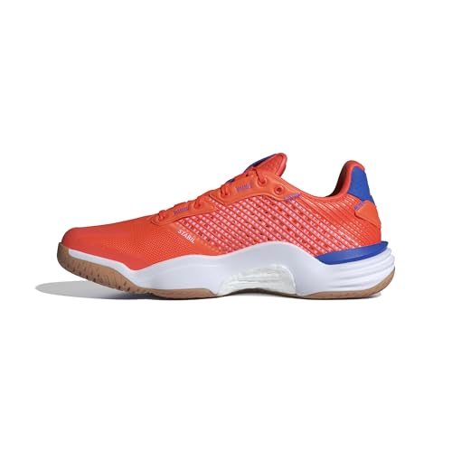 adidas Homme Stabil 16 Indoor Shoes Chaussures de Sport, Team Solar Orange/Zero Metalic/Bright Royal, 40 EU