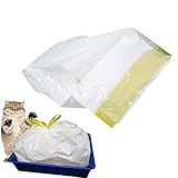 BESPORTBLE 7pcs Cat Litter Bags Drawstring Cat Waste Bags for Easy Cleanup Lightweight for Travel and Camping Pet Supplies