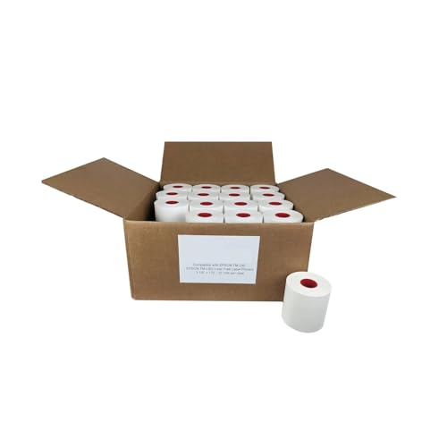 YONUOS 3.125 inch linerless sticky thermal labels
