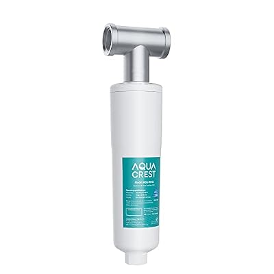 AQUA CREST AP431 AP430SS Whole House Scale Inhibitor - Inline Water System, Prevents Scale Build Up On Hot Water Heaters, Pipes and Boilers