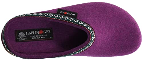 Image of HAFLINGER Women's Gz Classic, Mulberry, 11 Medium