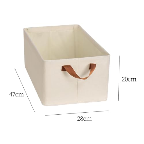 Panier de rangement haut de gamme en polyester pour dressing et textile