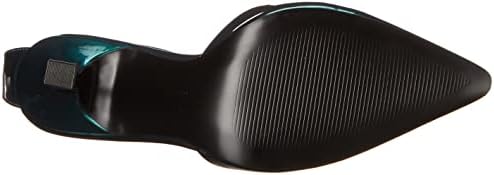 Nine West Women's SHAPLY Pump, Teal Patent, 5 | Image 3