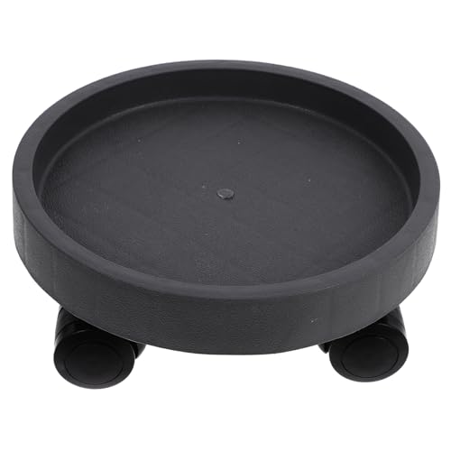 IWOWHERO 1Pc Movable Wheel Hidden Flowerpot Tray Planter Storage Tray with Wheels for Easy Transfer Use for Protecting Floors and Collecting Water Leakage