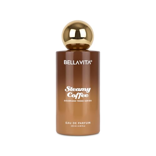 Image of BELLAVITA Steamy Coffee | Long Lasting EDP | 100ml | Perfume for Man | Perfume for Woman | Smells Like a Fresh Brewed Coffee | Vanilla, Almond & Sandalwood | Premium Unisex Gourmand Fragrance