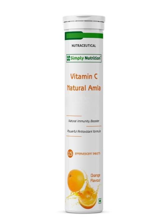 Simply Nutrition Immunity Booster Vitamin C, Natural Amla extract 1000 mg Antioxidant and skin care, Sugar Free (15 Effervescent Tablets) (Pack of 1) (B0B8X4FGF6) Amazon Price History, Amazon Price Tracker