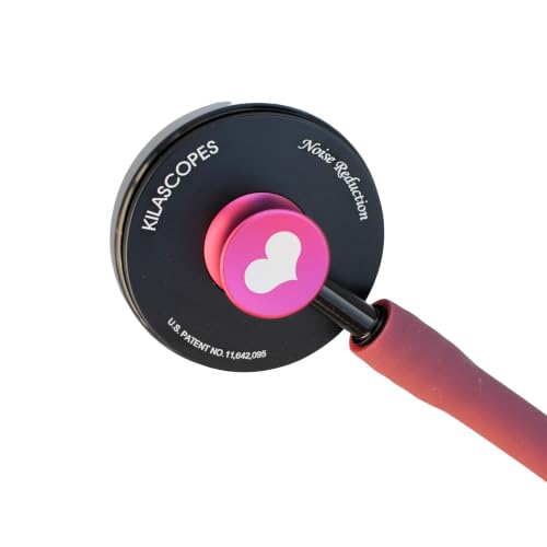 Image of Cardiology Grade Single Head Steel Stethoscope 31Burgundy | High-sensitivity Single Head, Tuneable, Anti Noise, Acoustic Diaphragm, Stainless Steel Performance, Value