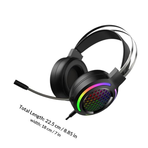 Casque de jeu rétroéclairé RVB avec micro antibruit pour immersion gaming - 2