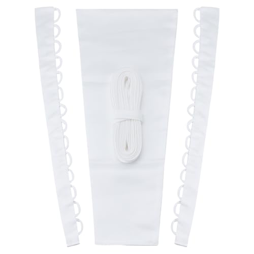 Kit de remplacement fermeture éclair robe de mariée avec extension corset satin blanc