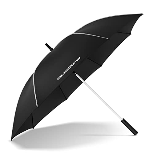 Parapluie automatique Quattro noir Audi collection pour pluie et vent taille unique