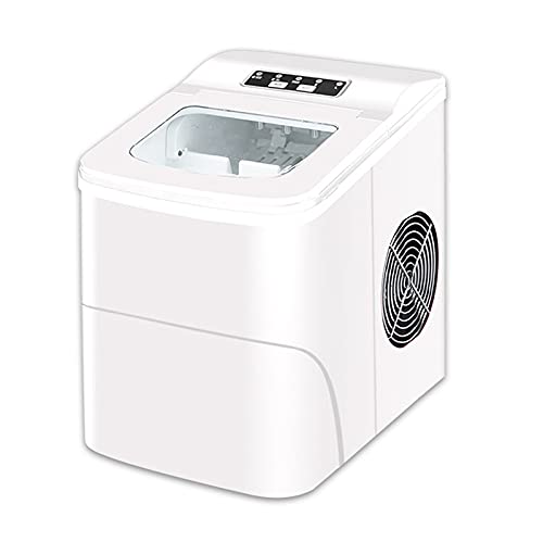 Ice Maker Arbeitsplattenmaschine, tragbare Eiswürfelmaschine, kommerzielle Eismaschine mit Aufbewahrung…