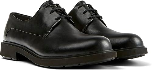 Camper Women's Mil Oxford Flat, Black, 7 | Image 3