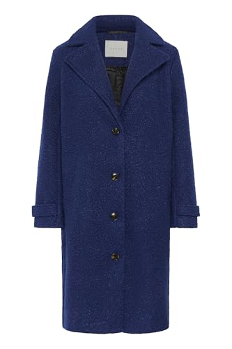 Manteau femme KAFFE coupe classique col tailleur pour silhouette structurée