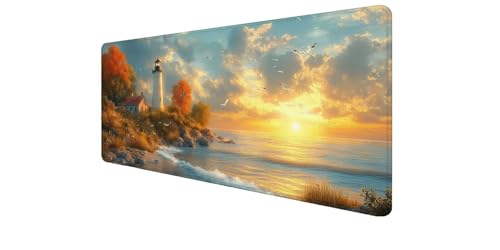 Tapis de souris gaming XXL bords cousus améliore la précision