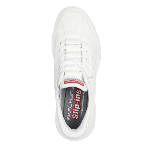 Image of Skechers Men's Contour Foam Cozy Fit Hands Free Slip-in Shoes, White, 11