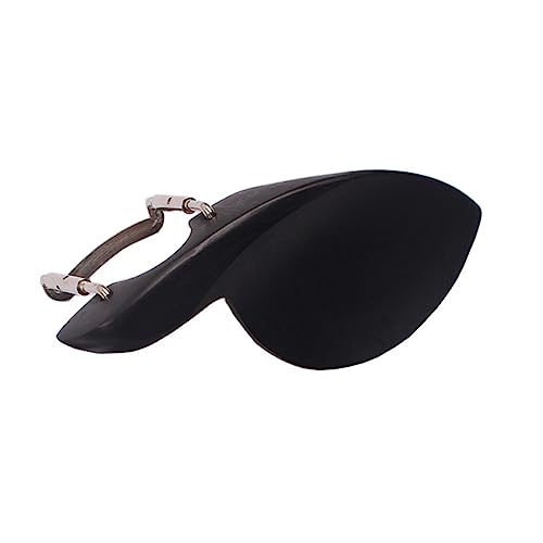 Yardwe Violin Chinrest Ebony with Screw Durable Violin Accessory for Enhanced Comfort and Stability for Violinists Seeking Quality Performance