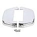 SHMTOOL Chrome Rear Passenger Floorboard Insert Cover Compatible With Harley Touring Electra Glide Road Glide Road King Street Glide EFI FLHXI Heritage Softail Dyna Fat Bob FXDF
