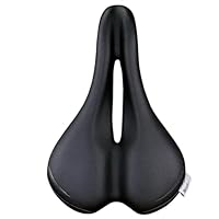 Selle de vélo, siège en cuir de vélo de montagne, coussin de siège à