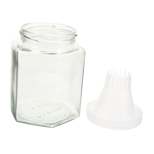 Yardwe Portable Glass Fishing Bottle for Outdoor Use Container for Catching Fish Shrimp and Crabs for Fishing and Camping Activities Capacity Storage Tool