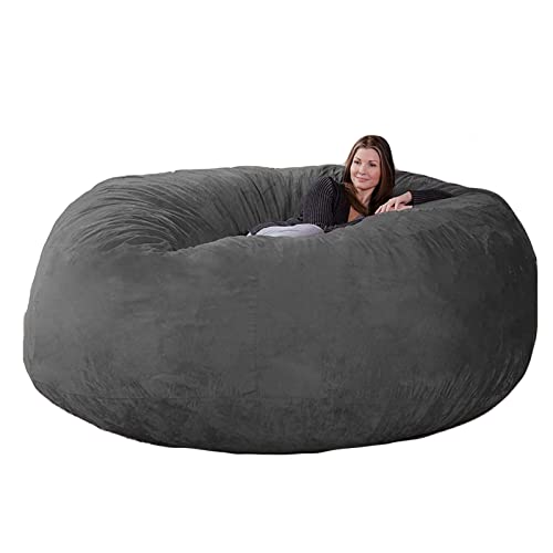 RTMX&kk Sitzsack Ohne Füllstoff Extra Groß Plüschtier-Aufbewahrungstaschen Flauschig für Wohnzimmer Sofa Bett (Ca. 3…