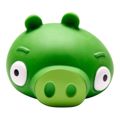 BANDAI CO08264 Heroes de Goo JIT Zu Figura de Accion, Universo Angry Birds, Angry Bird Verde Relleno Arenoso, Estruja y Aplasta, Multicolor