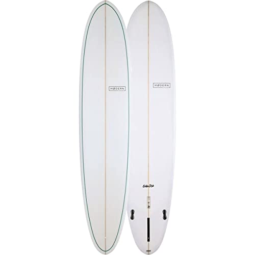 Modern Surfboards The Golden Rule Longboard Surfboard Clear With Pinlines, 9Ft 6In #TOP5