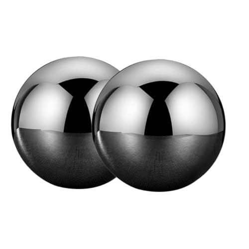 Gatuida Set de Glaçons Acier Inoxydable Réutilisables Pierres à Glace Sphériques pour Whisky et Vin Refroidissement Rapide sans Dilution