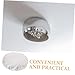 jojofuny 360degree Hanging Lamp Shade Diffuser Barrier for Pendant Table Lamps Easy to Install Clean Versatile Light Shading Tool for Home
