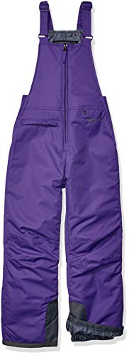 Arctix Youth Insulated Snow Bib Overalls, Purple, Small/Regular