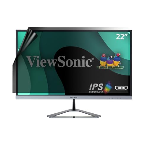 celicious Privacy Lite 2-Way Anti-Glare Anti-Spy Filter Screen Protector Film Compatible with Viewsonic Monitor VX2276-smhd