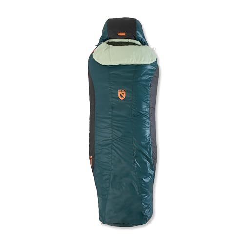 NEMO Equipment Tempo | Men's and Women's 20 & 35 Degree Synthetic Sleeping Bags - Long - Lagoon/Celadon Green