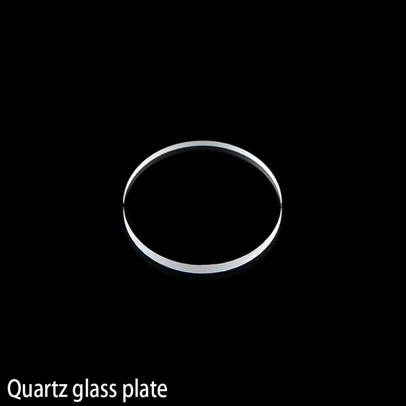 Quartz Glass Plate D25x2mm - JGS-1 Material for UV and Visible Light Applications