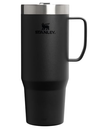 Image of STANLEY The Everyday Suburban Mug | 30 oz | Drink Through Lid | Cup for Coffee, Tea and Drinks | Insulated Stainless Steel Coffee Mug | BPA-Free | Black 2.0