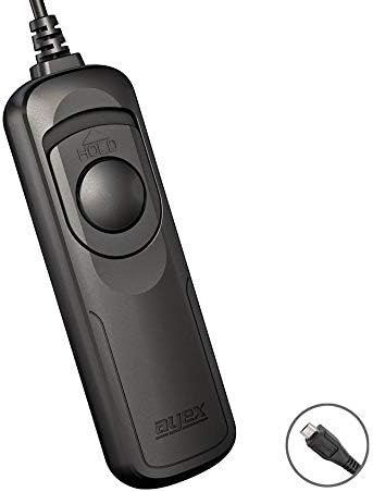 Cable Remote Shutter Release ayex AX-10 (E2) compatible with Fujifilm X100F, X-T20, X-T2, X-E2, X-M1, X-A3, X-A10, GFX 50S, X-Pro2 and so on