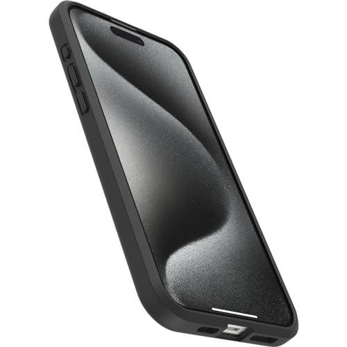 Coque iPhone 15 Pro Max Otterbox React transparente et noire ultra-mince
