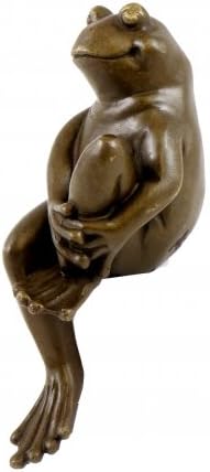Miniatura 5 de Kunst & Ambiente - Bronce de Viena - Figura divertida - Rana sentada - Sello Bergmann - Escultura animal - Figura decorativa - Decoración para el