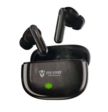 MS Star-Ember True Wireless Bluetooth 5.4 Earbuds with Mic, Touch Control, Black Charging Case, Wireless Audio Device-image-47