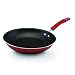 Rachael Ray Classic Brights Hard Enamel Nonstick 12.5-Inch Skillet, Frying Pan, Red Gradient
