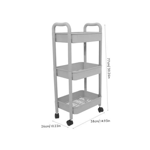 Chariot de rangement multicouche pour optimiser les petits coins - 4