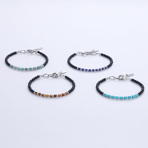 Pulsera de cuentas Onyx para hombre y mujer miniatura 5