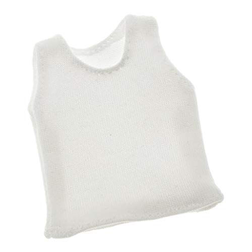 Loveindiy 1/12 Scale Action Figure Sports Clothing For 6'' Hot Toys, Action Figure Doll , White #TOP3