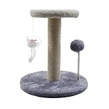 Katzenklettergerüst – Katzenkratzbaum, , , Aktivitätsbaum, -Kätzchen-Spielcenter, Katzenbäume mit Federball, zum Klettern und Kratzen, Übungsmöbel