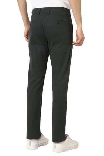 Image of Peter England Men's Slim Fit Mid Rise Premium Casual Trouser Chinos