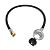 CALPOSE 2 Feet Propane Hose with Regulator, Universal Gas Grill Regulator and Hose for Blackstone 28''/36'' Griddle, Weber Grill, Propane fire pit and More, 3/8" Female Flare for Most LP Gas Grills