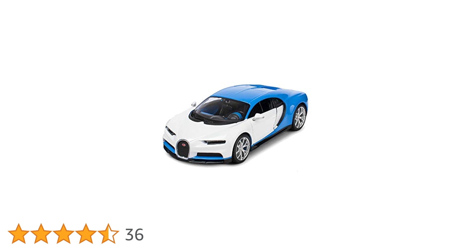 Amazon | Maisto 1：24-Exotics-Bugatti Chiron（青/白）ダイ