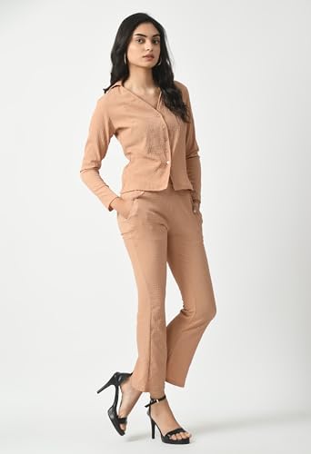 Image of PEACH CASUAL CO-ORD SET