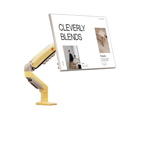 Bras de moniteur rose NB F80-XJ en porte-à-faux pour embellir votre bureau de télétravail